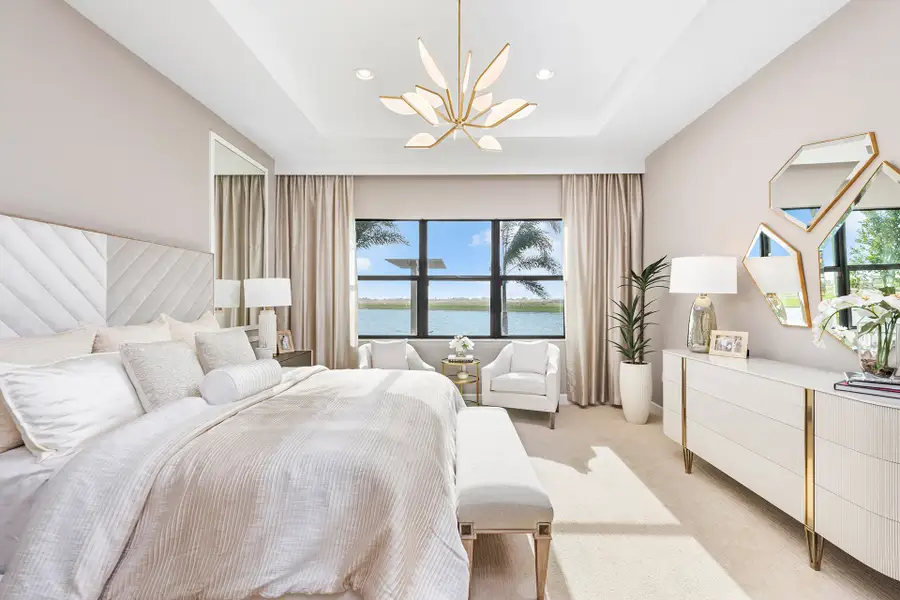 Representative furnished interior of a home built from the Caroline by GL Homes in Valencia Parc at Riverland, Port St. Lucie (Image 17).