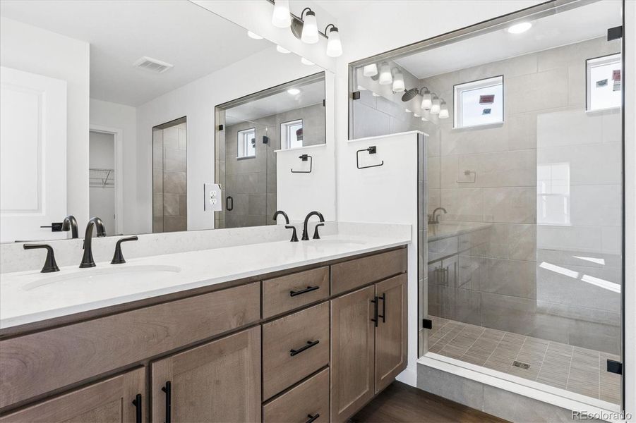 Furnished interior view inside a new home in The Summit at Meridian, Englewood (Image 6).