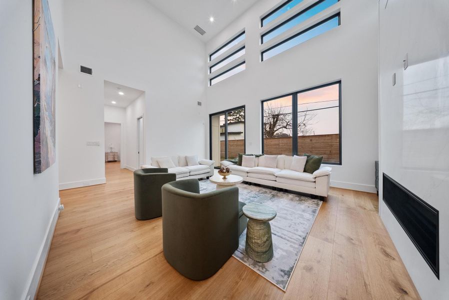 Furnished interior view inside a new home in , Houston (Image 31).