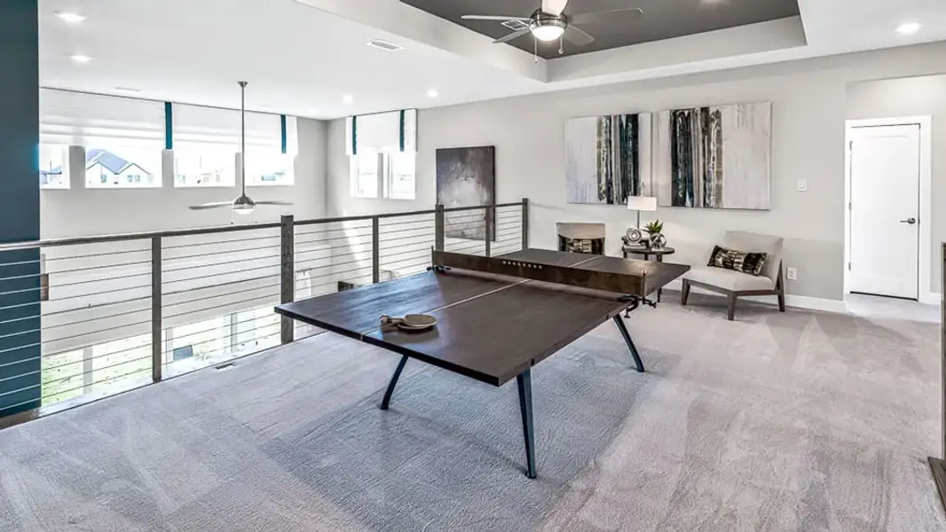 Furnished interior view inside a new home in Avalon at Cypress, Cypress (Image 31).