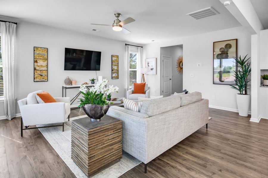 Representative furnished interior of a home built from the The Granger by Stanley Martin Homes in Bridgeport Single Family Homes, Greenville (Image 9).