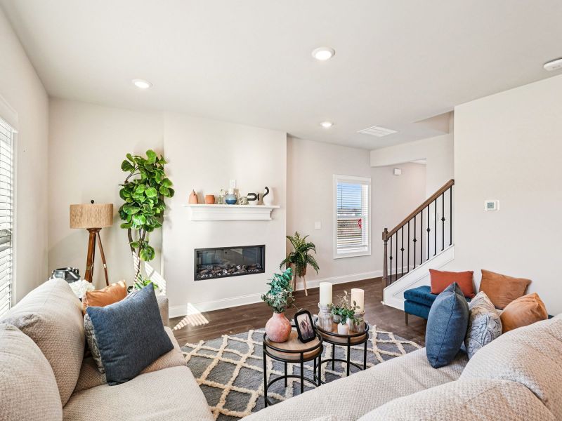 Furnished interior view inside a new home in Hemingway - Reserve Series, Cumming (Image 4).
