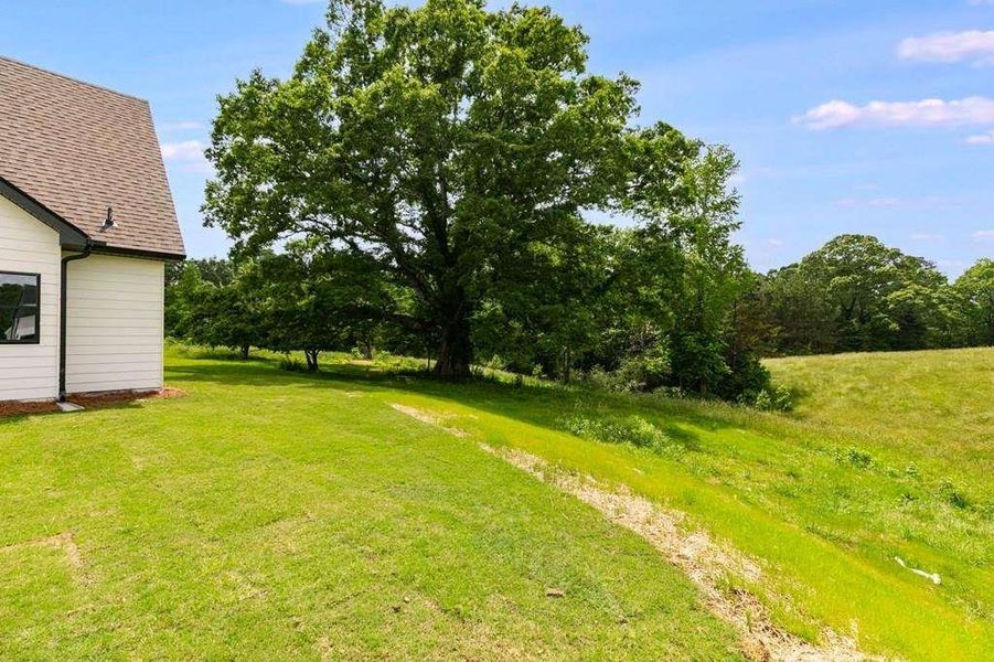 Exterior details and patio area of a home in The Meadows at Lake Circle, Buchanan (Image 3).