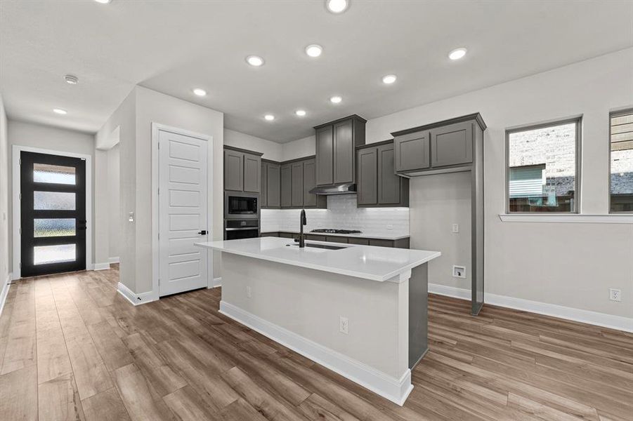 Furnished interior view inside a new home in Mantua Point Gardens, Van Alstyne (Image 14).