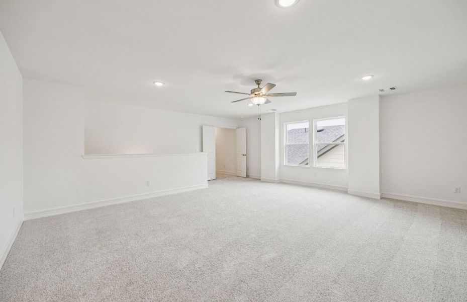 Inviting Game Room perfect for additional entertaining  *Real home pictured