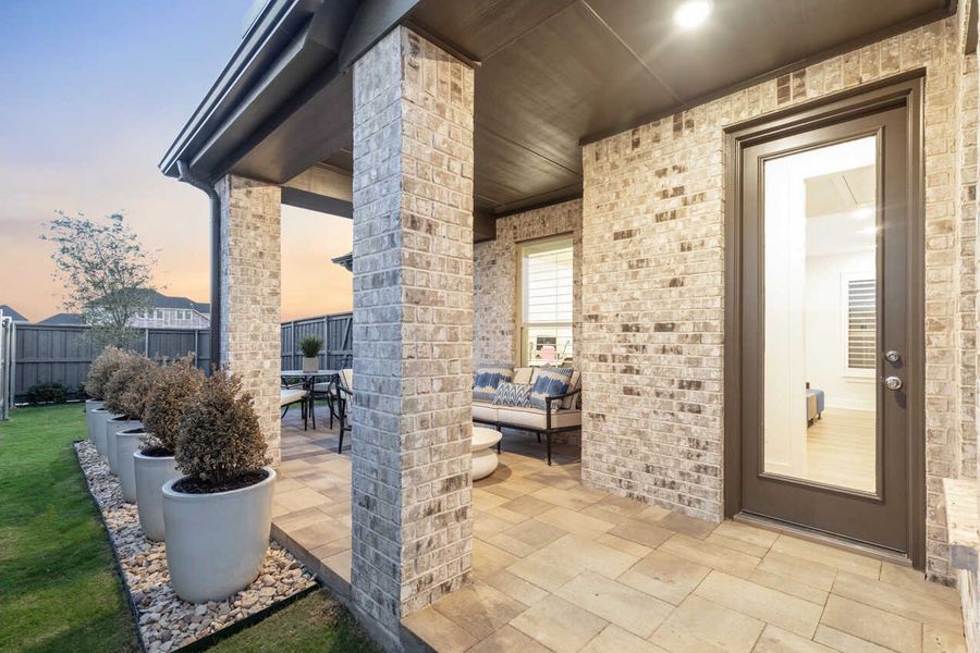 Representative Patio - some options shown Representative Patio - some options shown