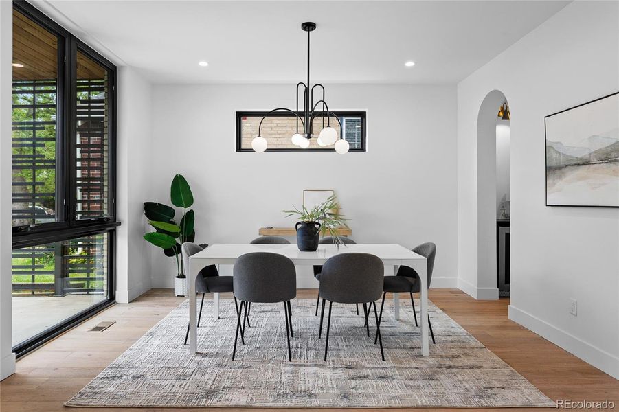 Furnished interior view inside a new home in , Denver (Image 38).
