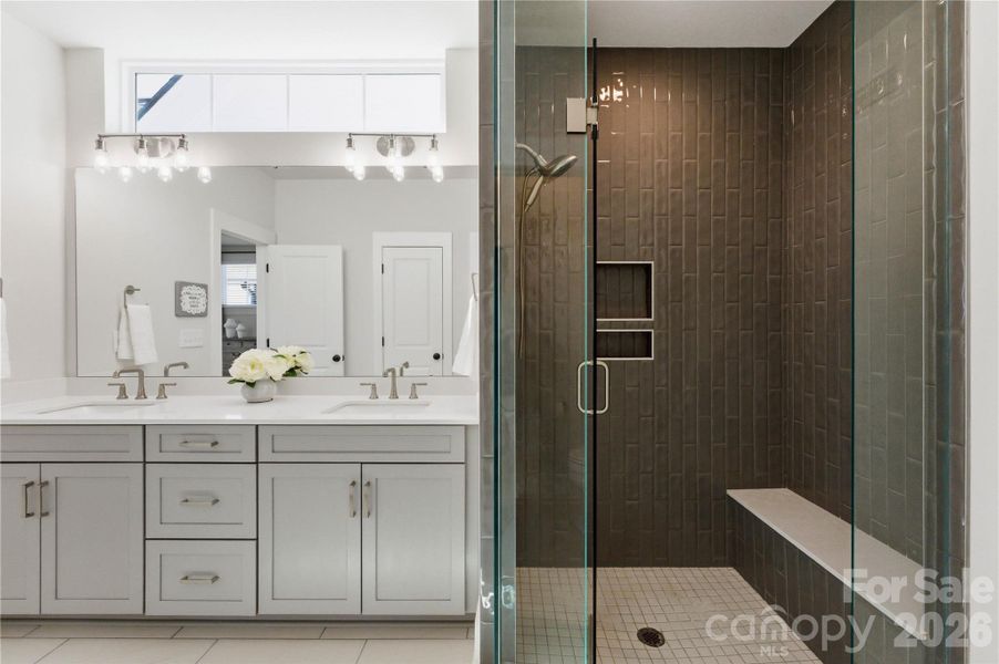 Furnished interior view inside a new home in , Fort Mill (Image 41).