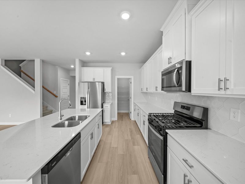 Furnished interior view inside a new home in Shiloh Valley, Piedmont (Image 5).