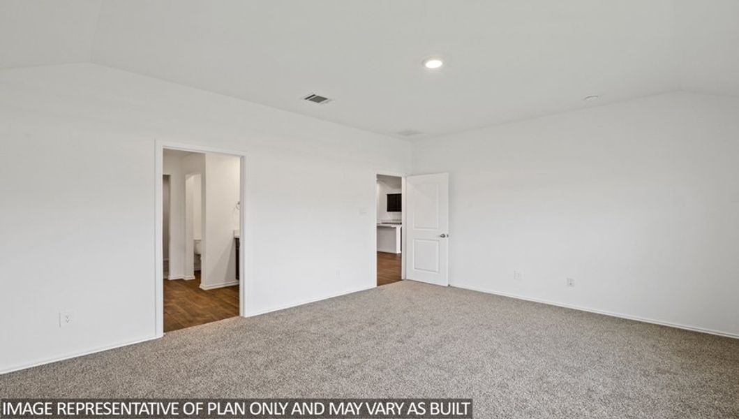 Representative unfurnished interior of a home built from the Harris by D.R. Horton in Grand Pines, Magnolia (Image 23).