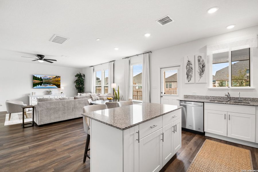 Furnished interior view inside a new home in Corley Farms, Boerne (Image 15).