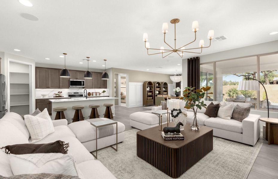 Representative furnished interior of a home built from the Tifton Walk by Del Webb in Sun City Anthem at Merrill Ranch, Florence (Image 9).