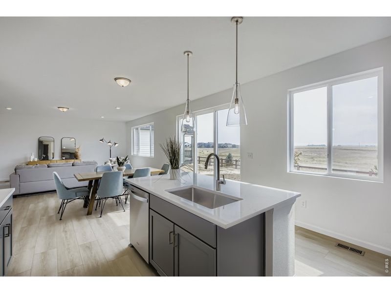 Furnished interior view inside a new home in Country Club Reserve, Fort Collins (Image 17).