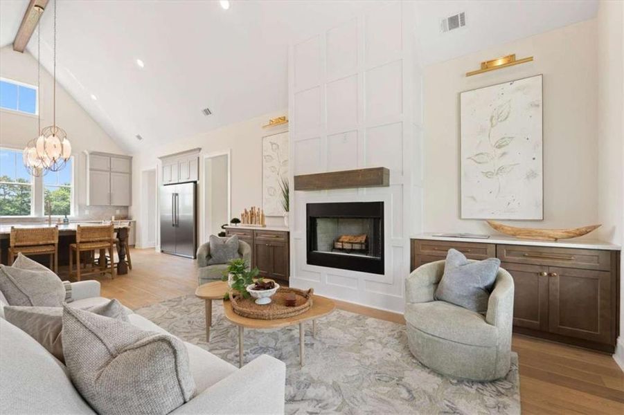 Furnished interior view inside a new home in , Roopville (Image 16).