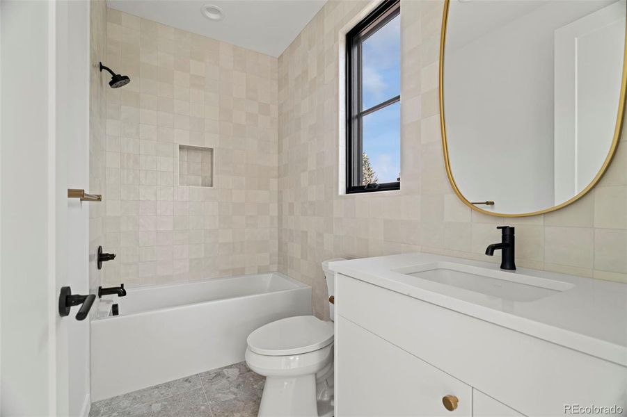 Furnished interior view inside a new home in , Denver (Image 41).