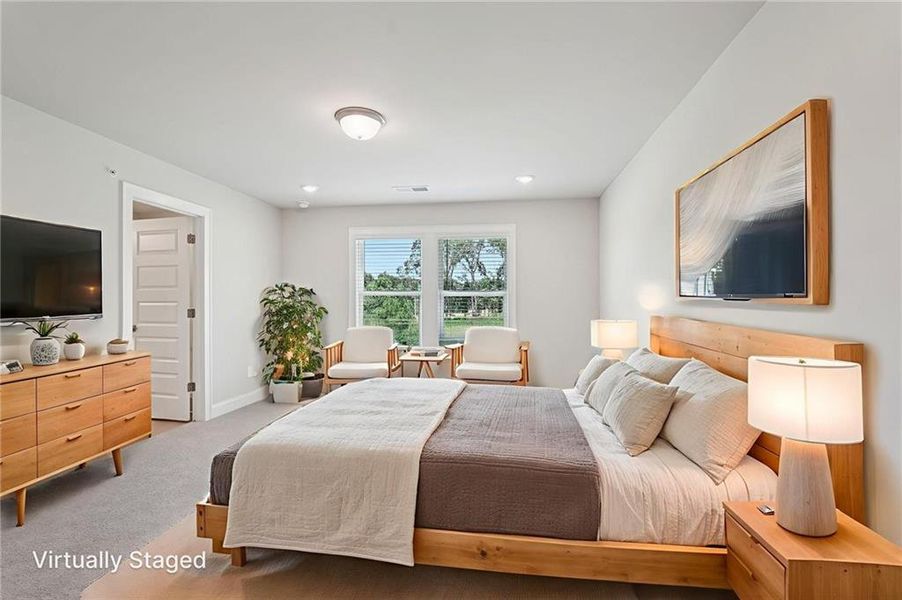 Furnished interior view inside a new home in , Cumming (Image 22).