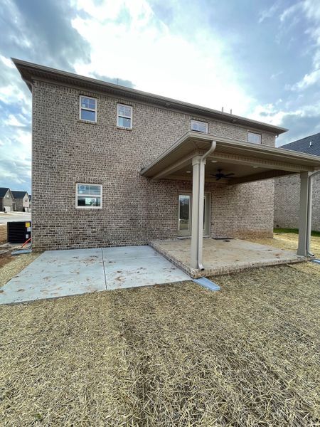 Exterior details and patio area of a home in Brandon Woods, Spring Hill (Image 3). Exterior details and patio area of a home in Brandon Woods, Spring Hill (Image 3).