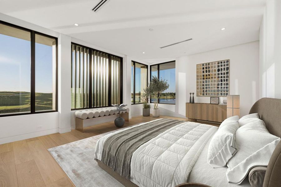 Primary Bedroom Virtual Staging