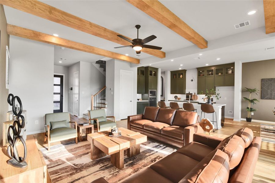 Furnished interior view inside a new home in , Montgomery (Image 5).