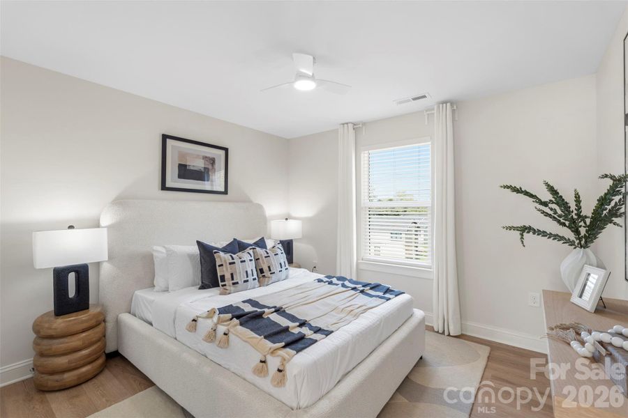 Furnished interior view inside a new home in , Charlotte (Image 36).
