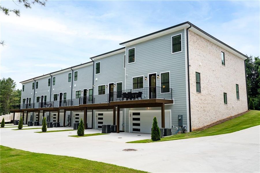 Exterior details and patio area of a home in , Stockbridge (Image 28).