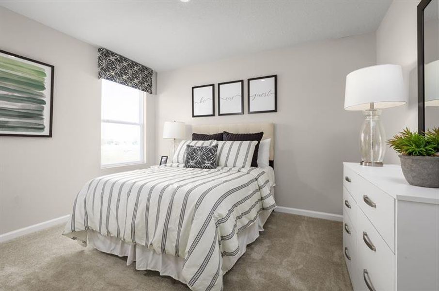 Representative furnished interior of a home built from the Willow by Ryan Homes in Vista Trace, Belleview (Image 13).