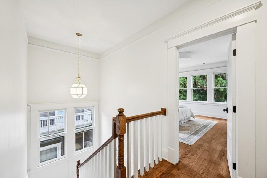 Furnished interior view inside a new home in , Atlanta (Image 9).