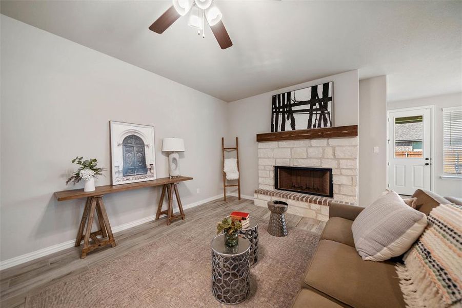 Furnished interior view inside a new home in Aero Vista, Caddo Mills (Image 7). Furnished interior view inside a new home in Aero Vista, Caddo Mills (Image 7).