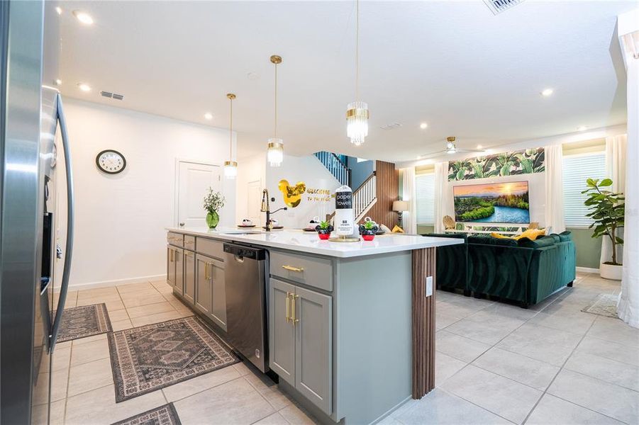 Furnished interior view inside a new home in , Kissimmee (Image 47).