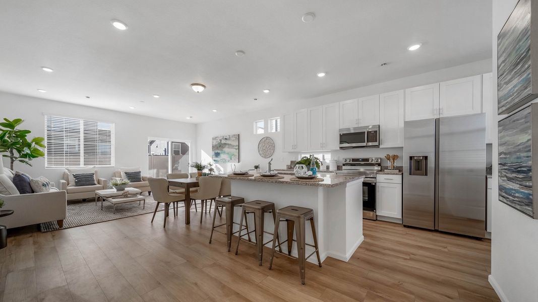 Furnished interior view inside a new home in Green Valley Ranch, Aurora (Image 11).