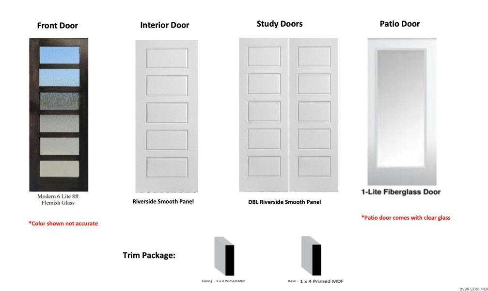 Sample of building materials used in homes in Buffalo Crossing, Cibolo (Image 7).