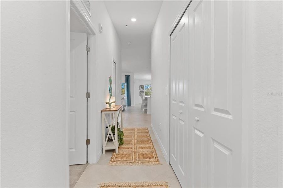 Furnished interior view inside a new home in Heritage Landing, Punta Gorda (Image 8).