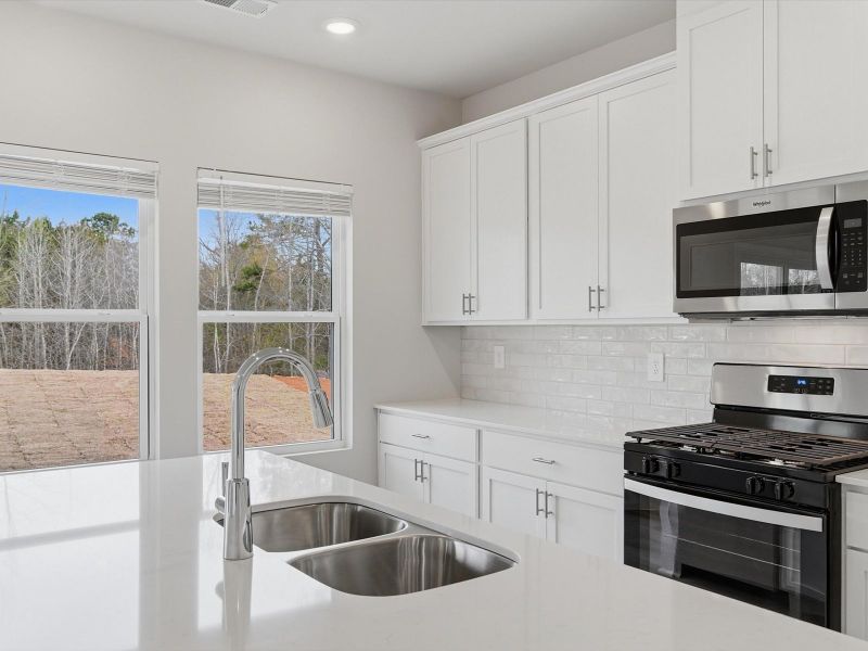 Furnished interior view inside a new home in Shiloh Valley, Piedmont (Image 5).