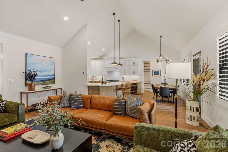 Furnished interior view inside a new home in , Hendersonville (Image 10).