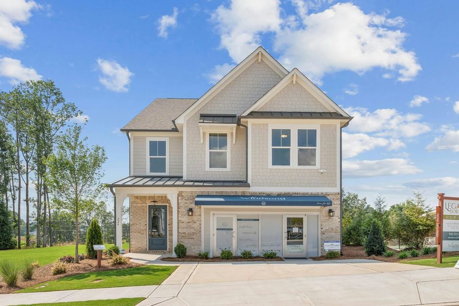 Representative exterior photo of a completed home built from the The Whitmore by Windsong Properties in Legacy Downs, Canton, GA (Image 2). Representative exterior photo of a completed home built from the The Whitmore by Windsong Properties in Legacy Downs, Canton, GA (Image 2).