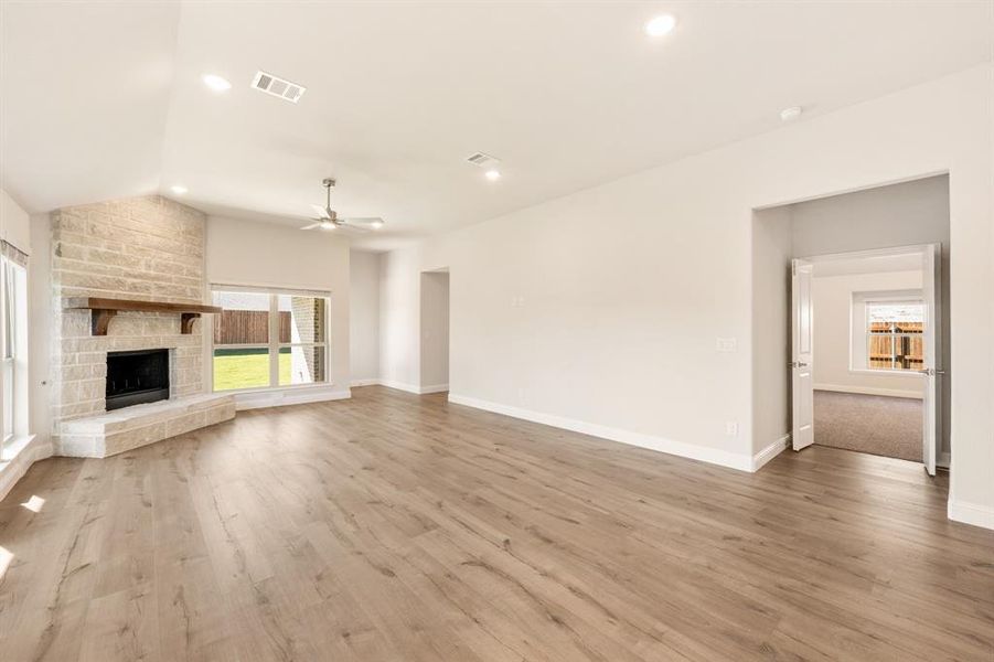 Spacious, unfurnished interior of a new home in Waterscape Classic 60s, Royse City (Image 26). Spacious, unfurnished interior of a new home in Waterscape Classic 60s, Royse City (Image 26).