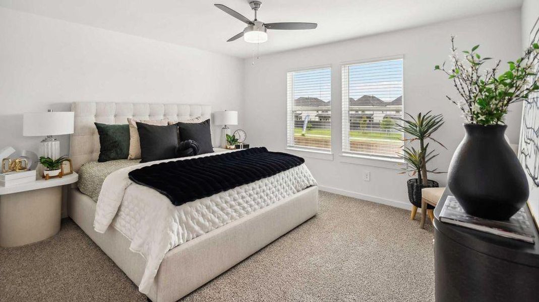 Furnished interior view inside a new home in Mansfield Park, Houston (Image 4). Furnished interior view inside a new home in Mansfield Park, Houston (Image 4).
