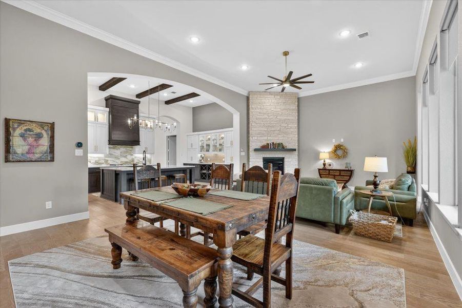 Furnished interior view inside a new home in Saddle Star Estates, Rockwall (Image 19).