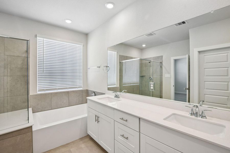 Photo is not of the actual home, but is an inspirational photo of builder’s model home and may depict options, furnishings, and/or decorator features that are not included