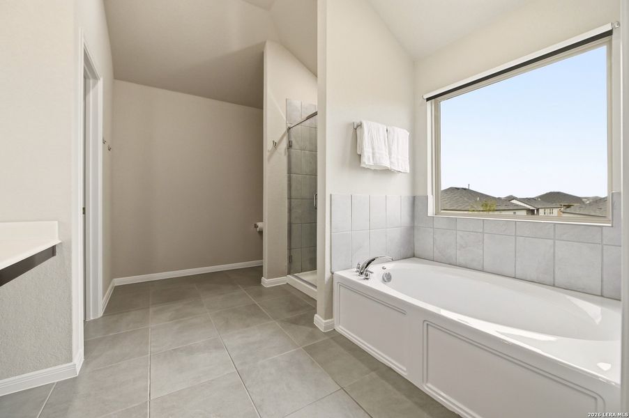 Furnished interior view inside a new home in Winding Brook, San Antonio (Image 12).