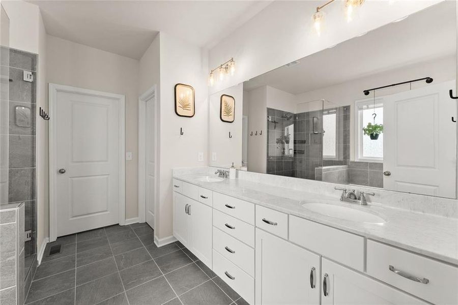 Furnished interior view inside a new home in , Dacula (Image 22).