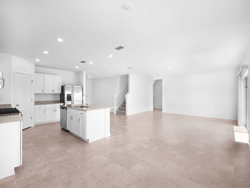 Representative unfurnished interior of a home built from the Azalea by Taylor Morrison in Palm Wind, Hudson (Image 41).