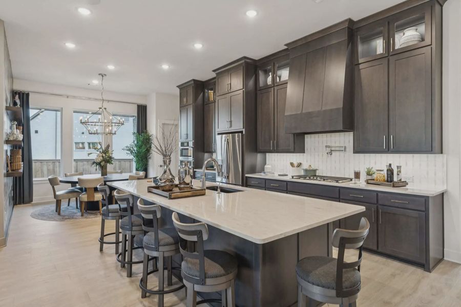 Furnished interior view inside a new home in Trinity Falls, McKinney (Image 4).