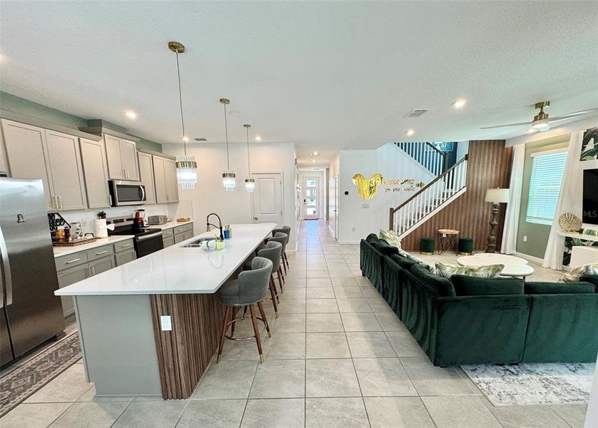 Furnished interior view inside a new home in , Kissimmee (Image 25).