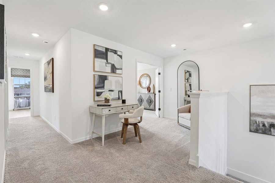 Furnished interior view inside a new home in Hawks Run, Kissimmee (Image 31).