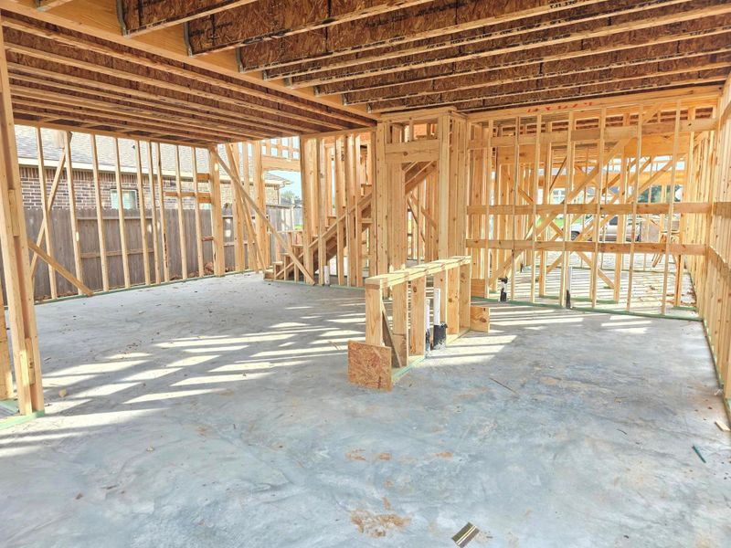 In-progress construction of a new home in , Missouri City, TX (Image 5).