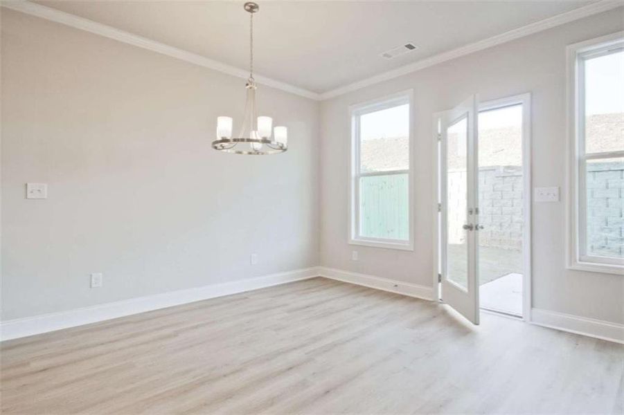 Spacious, unfurnished interior of a new home in Somerset at Riverbrook, Gainesville (Image 28).