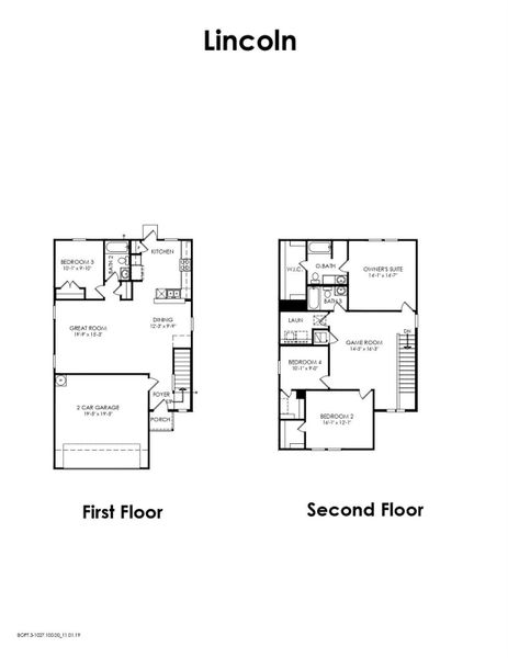 2D floor plan layout of this home in Peppervine, Porter, TX (Image 5). 2D floor plan layout of this home in Peppervine, Porter, TX (Image 5).