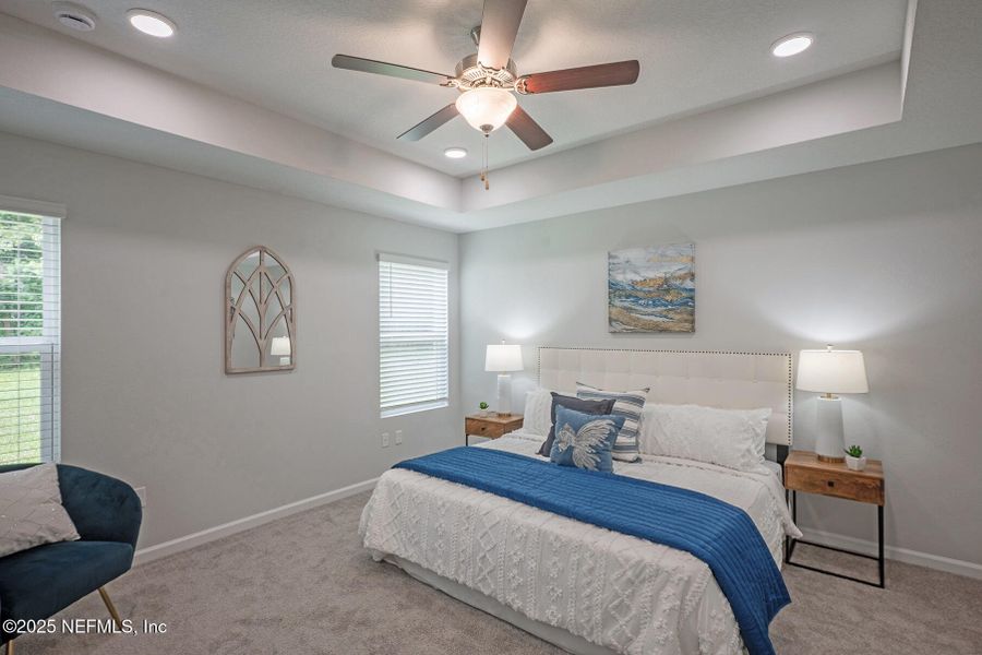 Furnished interior view inside a new home in , Jacksonville (Image 6). Furnished interior view inside a new home in , Jacksonville (Image 6).