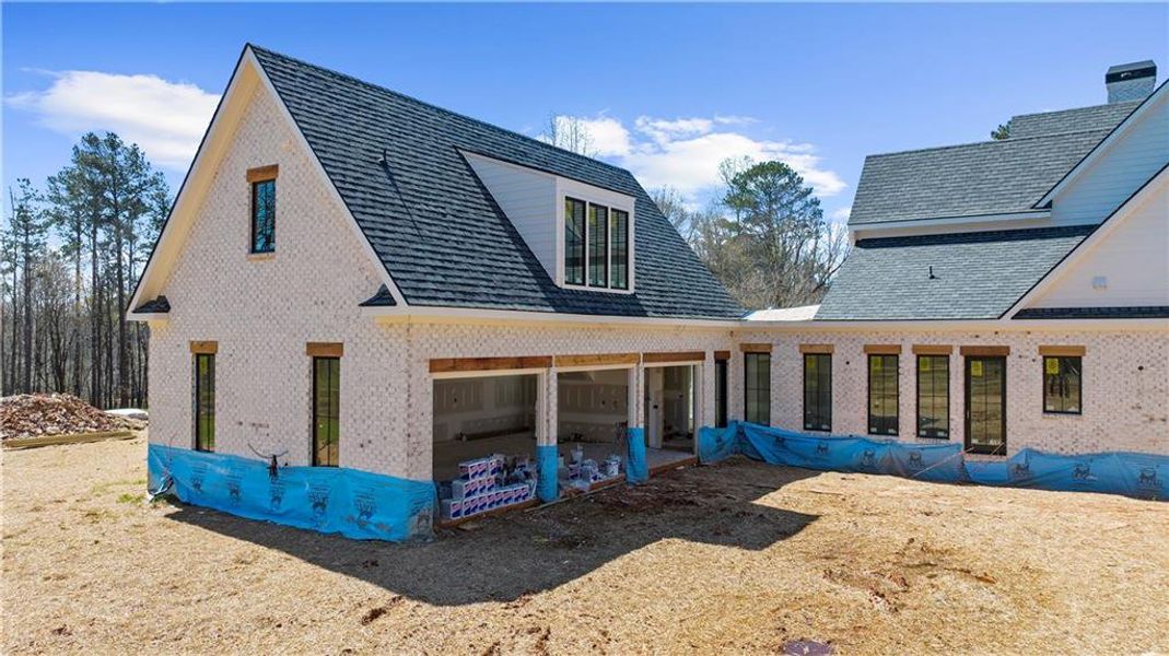In-progress construction of a new home in , Canton, GA (Image 19).